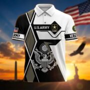 Premium US Veterans Polo Shirt BPHN110311, Gifts For US Veterans, Gifts For Dad, For Husband, Best Gifts On Father's Day, Armed Forces Day, Independence Day, Veterans Day. - Image 5