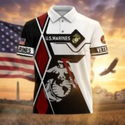 Premium US Veterans Polo Shirt BPHN110311, Gifts For US Veterans, Gifts For Dad, For Husband, Best Gifts On Father's Day, Armed Forces Day, Independence Day, Veterans Day. - Image 17