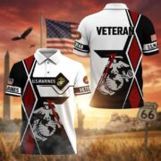 Premium US Veterans Polo Shirt BPHN110311, Gifts For US Veterans, Gifts For Dad, For Husband, Best Gifts On Father's Day, Armed Forces Day, Independence Day, Veterans Day. - Image 19