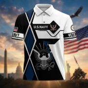 Premium US Veterans Polo Shirt BPHN110311, Gifts For US Veterans, Gifts For Dad, For Husband, Best Gifts On Father's Day, Armed Forces Day, Independence Day, Veterans Day. - Image 11