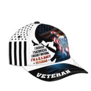 Premium US Veterans Cap BPVC140301, Gifts For US Veterans, Best Gifts On Father's Day, Armed Forces Day, Independence Day, Veterans Day. - Image 9