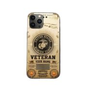Unique Custom Name, Rank, USMC Phone Case VPVC501603, Gifts For Marine Veteran, Gifts For Dad, For Husband, Best Gifts On Father's Day, Independence Day, Veterans Day. - Image 2