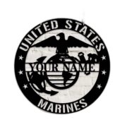 Premium Custom USMC Veteran Metal Signs VPVC900703, Gifts For Marine Veteran, Best Gifts On Father's Day, Armed Forces Day, Independence Day, Veterans Day. - Image 3