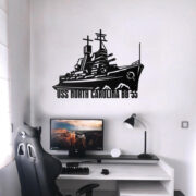 Premium Custom Ship US Navy Metal Signs VPVC901176, Gifts For Navy Veteran, Custom US Navy Ships Metal Sign with Led Light, Battleship Metal Sign, Navy Veterans Gift, Navy Gifts For Men, Fathers Day Gift For Navy Dad - Image 3