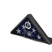 Premium Personalized Flag Case BPVC250202, Black Flag Box for American Veteran Flag 9.5 X 5 Feet, Flag Display Case for Burial, Flag Wall Mounted, Flag to Display Folded - Image 7