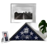 Premium Personalized Flag Case BPVC250202, Black Flag Box for American Veteran Flag 9.5 X 5 Feet, Flag Display Case for Burial, Flag Wall Mounted, Flag to Display Folded - Image 21