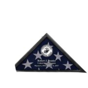 Premium Personalized Flag Case BPVC250202, Black Flag Box for American Veteran Flag 9.5 X 5 Feet, Flag Display Case for Burial, Flag Wall Mounted, Flag to Display Folded - Image 14