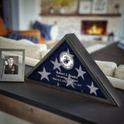 Premium Personalized Flag Case BPVC250202, Black Flag Box for American Veteran Flag 9.5 X 5 Feet, Flag Display Case for Burial, Flag Wall Mounted, Flag to Display Folded - Image 16