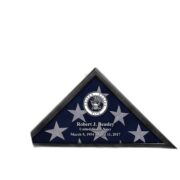 Premium Personalized Flag Case BPVC250202, Black Flag Box for American Veteran Flag 9.5 X 5 Feet, Flag Display Case for Burial, Flag Wall Mounted, Flag to Display Folded - Image 8