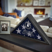 Premium Personalized Flag Case BPVC250202, Black Flag Box for American Veteran Flag 9.5 X 5 Feet, Flag Display Case for Burial, Flag Wall Mounted, Flag to Display Folded - Image 25