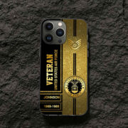 Premium USAF Phone Case VPVC504504, Custom Name, Rank, Year, Gifts For Air Force Veteran, Best Gifts On Father's Day, Armed Forces Day, Independence Day, Veterans Day. - Image 2