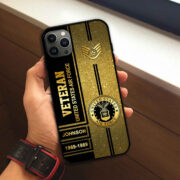 Premium USAF Phone Case VPVC504504, Custom Name, Rank, Year, Gifts For Air Force Veteran, Best Gifts On Father's Day, Armed Forces Day, Independence Day, Veterans Day. - Image 3