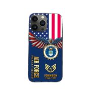 USAF Custom Phone Case VPVC505404, Gifts For Air Force Veteran, Best Gifts On Father's Day, Armed Forces Day, Independence Day, Veterans Day. - Image 3