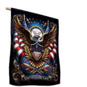 US Navy Flag VPVC110402, Custom Name, Rank, Year, Gift For Navy Veteran, American Flag, Patriotic Flag, Garden Flag, House Flag, Best Gifts On Father's Day, Independence Day, Veterans Day. - Image 2