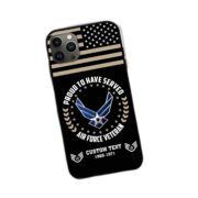 Premium Custom USAF Phone Case VPVC507404, Gifts For Air Force Veteran, Best Gifts On Father's Day, Armed Forces Day, Independence Day, Veterans Day. - Image 2