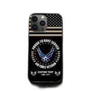 Premium Custom USAF Phone Case VPVC507404, Gifts For Air Force Veteran, Best Gifts On Father's Day, Armed Forces Day, Independence Day, Veterans Day. - Image 3