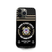 Premium Custom USCG Phone Case VPVC507405, Gifts For Coast Guard Veteran, Best Gifts On Father's Day, Armed Forces Day, Independence Day, Veterans Day. - Image 2