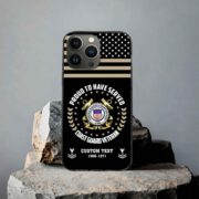 Premium Custom USCG Phone Case VPVC507405, Gifts For Coast Guard Veteran, Best Gifts On Father's Day, Armed Forces Day, Independence Day, Veterans Day.