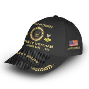 US Navy Custom Cap VPVC014702, Gifts For Navy Veteran, Best Gifts On Father's Day, Armed Forces Day, Independence Day, Veterans Day. - Image 2