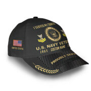 US Navy Custom Cap VPVC014702, Gifts For Navy Veteran, Best Gifts On Father's Day, Armed Forces Day, Independence Day, Veterans Day. - Image 3