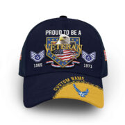 Premium USAF Cap VPVC014709, Custom Name, Rank, Year, Gifts For Air Force Veteran, Best Gifts On Father's Day, Armed Forces Day, Independence Day, Veterans Day.