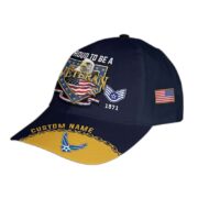 Premium USAF Cap VPVC014709, Custom Name, Rank, Year, Gifts For Air Force Veteran, Best Gifts On Father's Day, Armed Forces Day, Independence Day, Veterans Day. - Image 2
