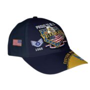 Premium USAF Cap VPVC014709, Custom Name, Rank, Year, Gifts For Air Force Veteran, Best Gifts On Father's Day, Armed Forces Day, Independence Day, Veterans Day. - Image 3