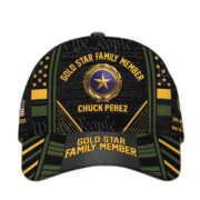 Premium Custom Gold Star Family Member Cap BPVC040410