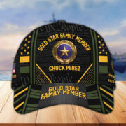 Premium Custom Gold Star Family Member Cap BPVC040410
