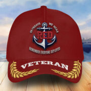 Premium US Veterans Embroidered Baseball Hats VPVC302901, Gifts For Veterans On Father's Day, Armed Forces Day, Independence Day, Veterans Day. - Image 2
