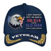 Premium US Veterans Embroidered Baseball Hats VPVC305702, Gifts For Veterans On Father's Day, Armed Forces Day, Independence Day, Veterans Day. - Image 2