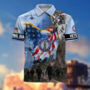 Premium US Veterans Polo Shirt BPHN100411, Gifts For US Veterans, Gifts On Memorial Day, Father's Day, Armed Forces Day, Veterans Day. - Image 5