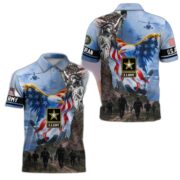 Premium US Veterans Polo Shirt BPHN100411, Gifts For US Veterans, Gifts On Memorial Day, Father's Day, Armed Forces Day, Veterans Day. - Image 4
