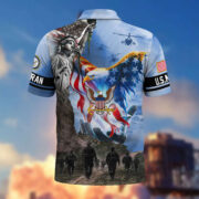 Premium US Veterans Polo Shirt BPHN100411, Gifts For US Veterans, Gifts On Memorial Day, Father's Day, Armed Forces Day, Veterans Day. - Image 9