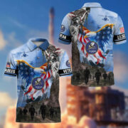 Premium US Veterans Polo Shirt BPHN100411, Gifts For US Veterans, Gifts On Memorial Day, Father's Day, Armed Forces Day, Veterans Day. - Image 13