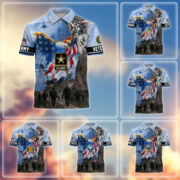 Premium US Veterans Polo Shirt BPHN100411, Gifts For US Veterans, Gifts On Memorial Day, Father's Day, Armed Forces Day, Veterans Day.