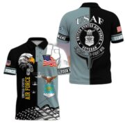 Premium Custom US Military Polo Shirt BPVC170411, Gifts For US Veterans, For Active Duty, For US Soldier - Image 25