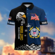 Premium Custom US Military Polo Shirt BPVC170411, Gifts For US Veterans, For Active Duty, For US Soldier - Image 29