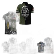 Premium Custom US Military Polo Shirt BPVC170411, Gifts For US Veterans, For Active Duty, For US Soldier