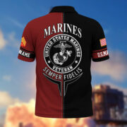 Premium Custom US Military Polo Shirt BPVC170411, Gifts For US Veterans, For Active Duty, For US Soldier - Image 18