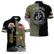 Premium Custom US Military Polo Shirt BPVC170411, Gifts For US Veterans, For Active Duty, For US Soldier - Image 22