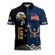 Premium Custom US Military Polo Shirt BPVC170411, Gifts For US Veterans, For Active Duty, For US Soldier - Image 11
