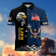 Premium Custom US Military Polo Shirt BPVC170411, Gifts For US Veterans, For Active Duty, For US Soldier - Image 11
