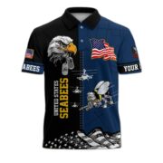 Premium Custom US Military Polo Shirt BPVC170411, Gifts For US Veterans, For Active Duty, For US Soldier - Image 14