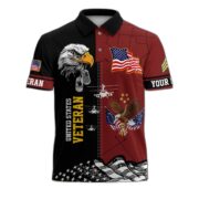 Premium Custom US Military Polo Shirt BPVC170411, Gifts For US Veterans, For Active Duty, For US Soldier - Image 35
