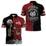 Premium Custom US Military Polo Shirt BPVC170411, Gifts For US Veterans, For Active Duty, For US Soldier - Image 37