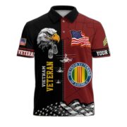 Premium Custom US Military Polo Shirt BPVC170411, Gifts For US Veterans, For Active Duty, For US Soldier - Image 38