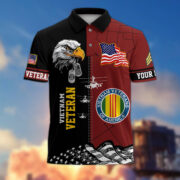 Premium Custom US Military Polo Shirt BPVC170411, Gifts For US Veterans, For Active Duty, For US Soldier - Image 38