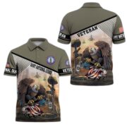 Premium US Veterans Polo Shirt BPHN100412, Gifts For US Veterans, Gifts On Memorial Day, Father's Day, Armed Forces Day, Veterans Day. - Image 10