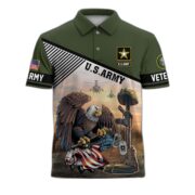 Premium US Veterans Polo Shirt BPHN100412, Gifts For US Veterans, Gifts On Memorial Day, Father's Day, Armed Forces Day, Veterans Day. - Image 5